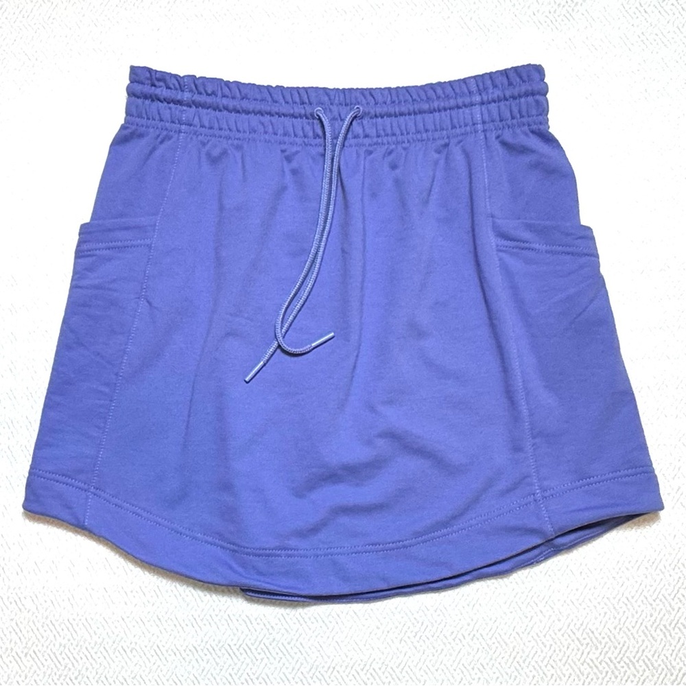 NWT ATHLETA Retroterry Skirt Athleisure w Pockets Women's Size S